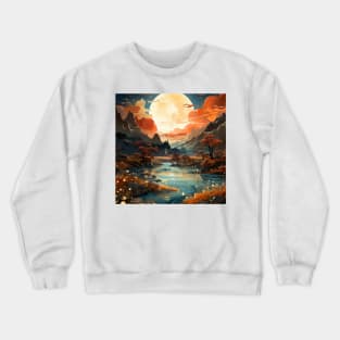 Colorful night Crewneck Sweatshirt